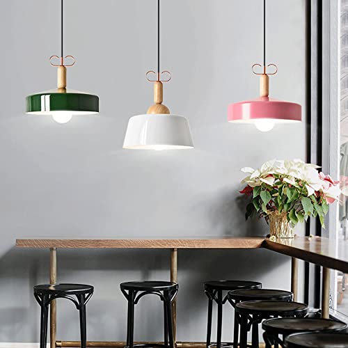Lampe suspendue scandinave moderne LED colorée pour café - 3