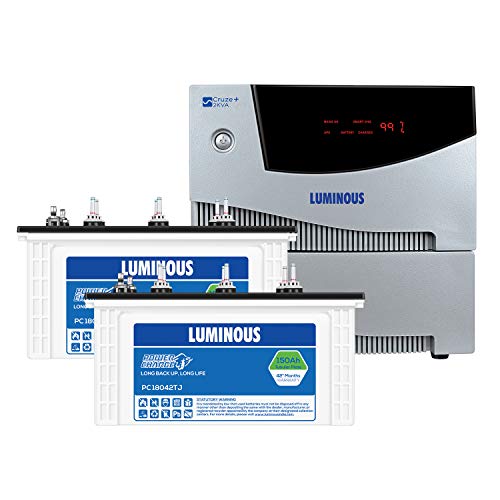 Luminous Cruze 2KVA Inverter with PC 18042TJ 150AH Tubular Battery...