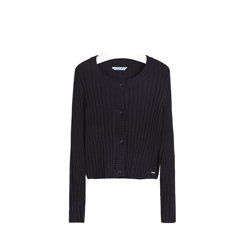 Mayoral Knitted Cardigan for Girls Navy