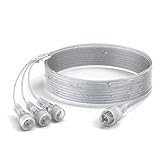 10M/33Ft Christmas Lights Extension Cable, Splitter Connector for String Lights, 3 Way Clear Splitter Cable IP65 Waterproof Extension Cable Connector for Outdoor Garden Light, G40 Globe Light