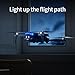 Drohne mit 2 Kameras 1080P HD für Adults Anfänger, 90° Elektrisch Verstellbare Drohn FPV Übertragung,Blaue LED-Leuchten Faltbar Leicht Fernbedienung Optische Flussortung 3D-Flip