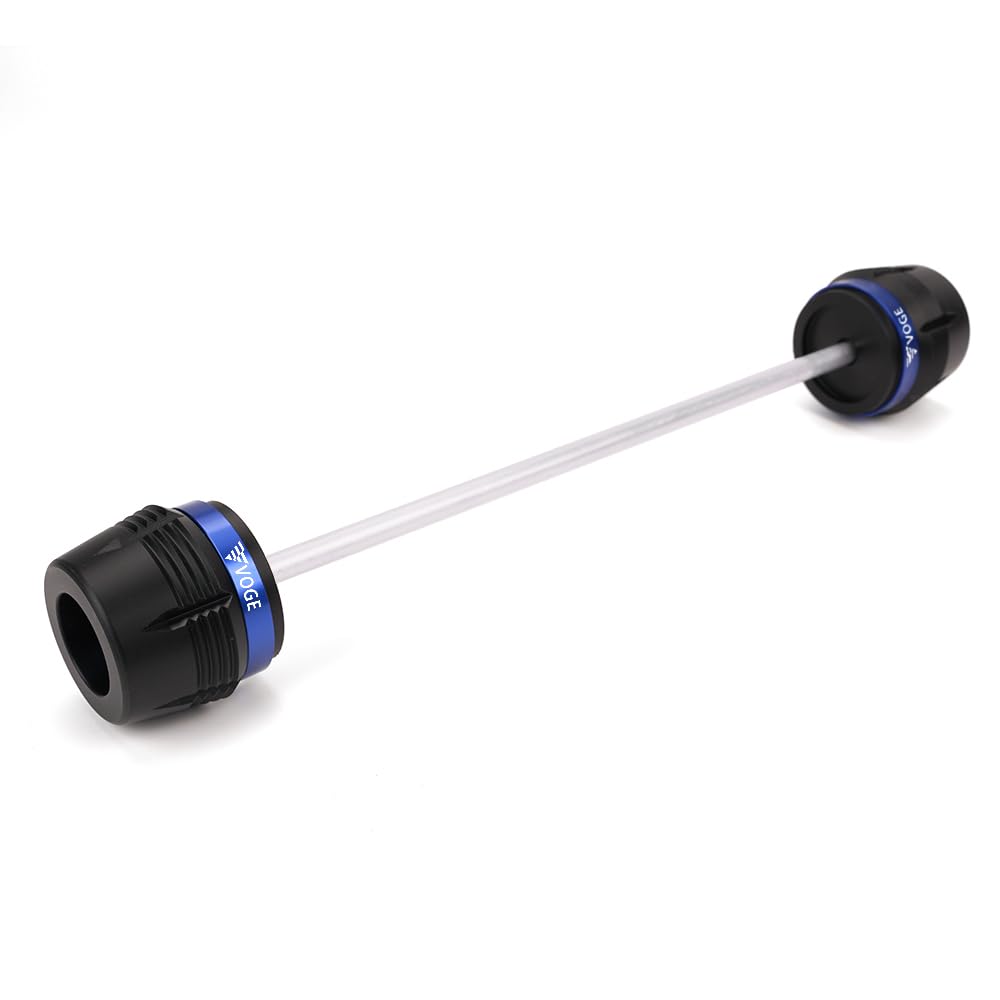 Compatible con Voge 900 525 DSX 900DSX 525DSX DSX525 DSX900 Guardabarros delantero trasero para motocicleta, horquilla, eje deslizante, protector contra choques DSX 900 525 ds900x (Azul)
