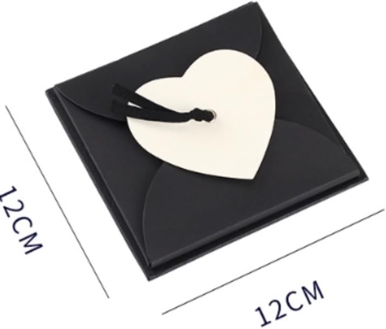 Cover DIY Text Hand Pull Paper Folding Accordion Postcard Memorial Album