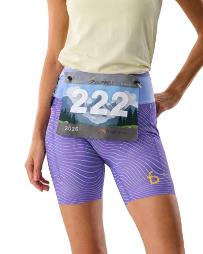 Short de compression running femme FlipBelt anti-rebond