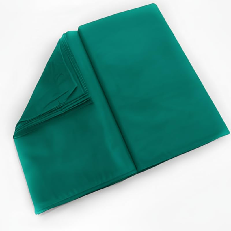 Image of Premium Plain Cotton Costume Lining Dress Fabric 34 inch Wide, Best Material - Ocean Green Color - 3 Meter Pack