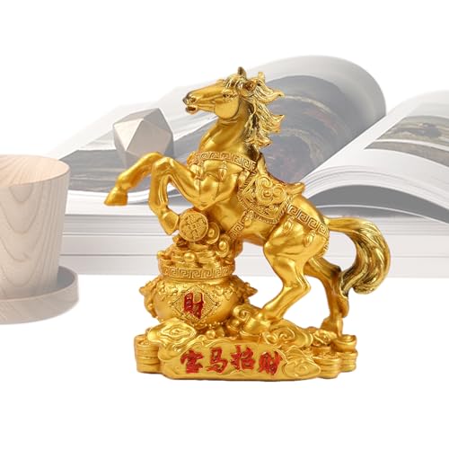 Ricordo perfetto: l'arredamento per la casa delle statuette a cavallo offre un arredamento significativo attraverso dettagli intricati e design sincero, affermandosi come un ricordo premuroso e ideale preferito dai collezionisti per adornare luoghi confortevoli come camere da letto o biblioteche
