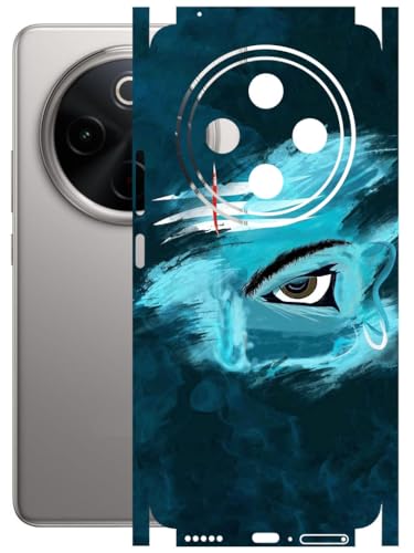 Image of AtOdds - Full Body Back Screen Guard Protector Film - Lamination Wrap Skin Sticker Compatible with VIVO T4 (5G) | Scratchproof Matte Finish (Mahadev)