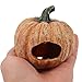 Amosfun Resin Pumpkin Reptile Hideout 3-Inch Terrarium Decor for Lizards Frogs Turtles Naturalistic Reptile Tank Shelter Cave