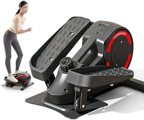 Esercitatore elettrico a pedale con 8 livelli di velocità, macchina per il fitness a casa, capacità di carico 120 kg, design compatto per allenamenti da seduti