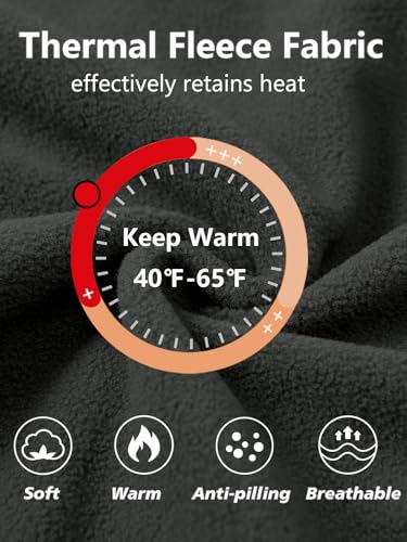 NAVEKULL Men's Tactical Hoodie Fleece Jacket Winter Warm Full-Zip Military Army Outdoor Hiking Coat with 7 Zip-pockets 6