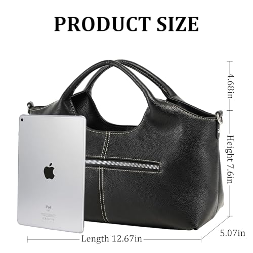 Bolso Satchel Vegan Leather Mediano para Mujer miniatura 3