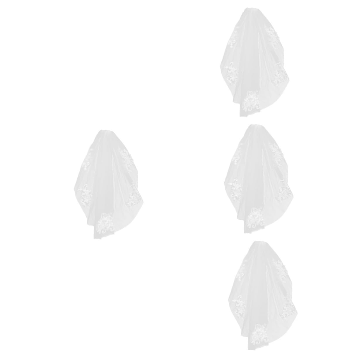 Holibanna 4pezzi Nuziale Da Sposa Singolo Con Fiori Elegante Accessorio Per Cerimonie e Fotografie Di Matrimonio Design Raffinato Per Sposi