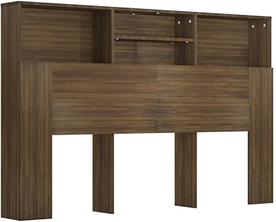 Testiera Con Scomparti VidaXL Bianco Lucido 120x102.5 Cm - Legno Multistrato - Foto 11