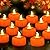 Thanksgiving Decorations Pumpkin Tea Lights Fall Decor, 12 Pack LED Orange Pumpkin Lights Flameless Candles Battery Operated, Halloween Flickering Tealight Candle for Home Table Indoor Party Decor