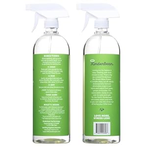 Dog  cat urine stain and odor eliminator for carpet upholstery hard floors  2 pack 32 oz  grapefruit  thyme scent enzyme bio active formula with squeeze and spray top   cucciolini doodles