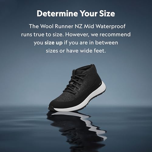 Image of Allbirds Men's Wool Runner NZ Mid Waterproof, Comfortable Mid-Cut Sneaker with Traction