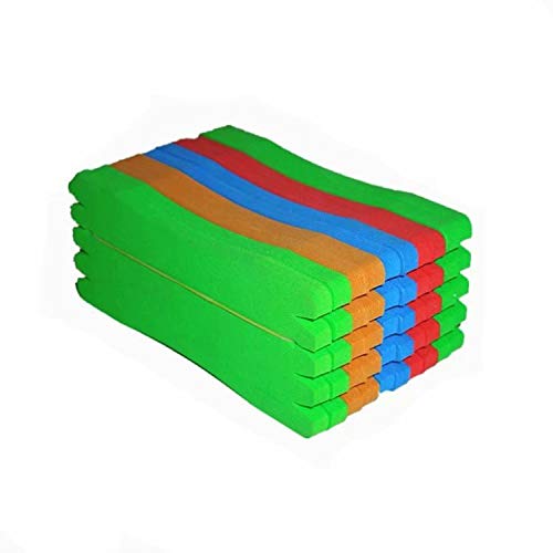 Lot De 10 Planches De Mousse Pour Bobine De Fil De Pêche – Rigides, Taille 5×10 Cm, Couleur Aléatoire