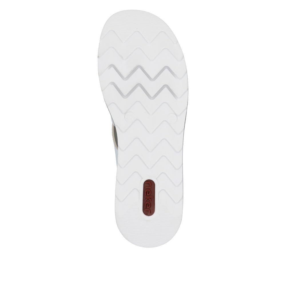 Rieker Femme Chaussures Basses V7989, Dame Mocassin,Chaussons