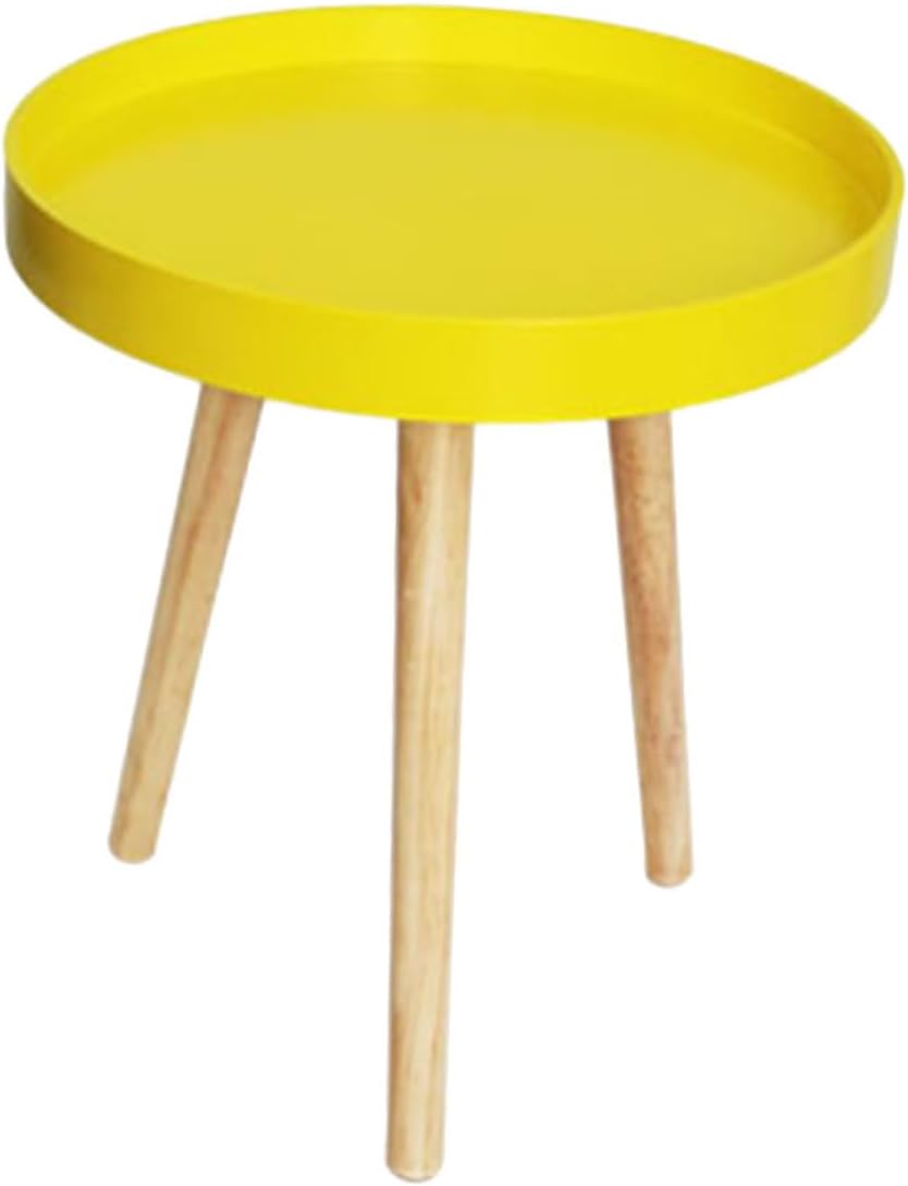 Nordic Style Mini Round Table Modern Sofa Side Table Simple Design Small Size for Living Room and Bedroom
