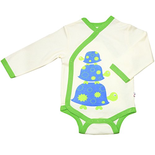 Babysoy Organic Long Sleeve Kimono Bodysuit