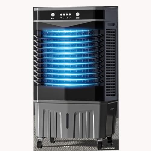QYMYOZ Aire Acondicionado portátil: Ventilador con 3 velocidades de Viento, Suministro de Aire de Gran Angular de 60°, Ideal para dormitorios y oficinas, Enfriador de Aire por a