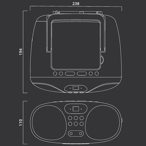 MUSE MD208DBW - vue 8