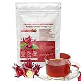 Lamoone Premium Organic Dried Hibiscus Roselle Flowers Herbal Tea organically grown in Thailand 100g (3.52oz)