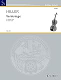 Sprache: Englisch Vernissage: für Violine solo. Violine solo. Einzelausgabe. (Edition Schott)