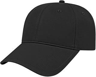 Cap America i7007 Soft Fit Solid Active Wear UV Guard Performance Cap w/Stretchable Hook & Loop Closure | Bulk Pack Available