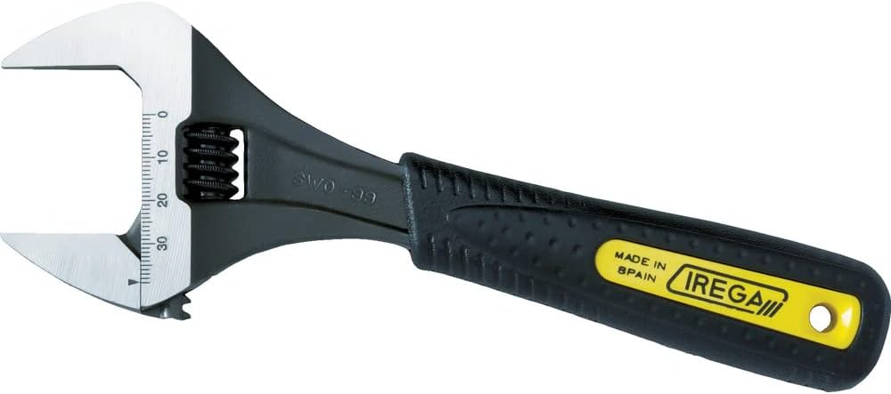 Irega8" Super Wide Opening Adjustable Wrench