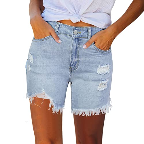 Générique Legging Femme Imitation Jean Taille Haute pour Un Style Décontracté Sensuel(Light Blue, S)