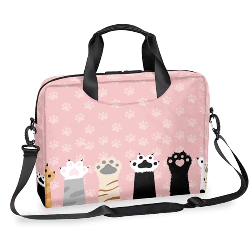 Bolso para laptop de 16 pulgadas con diseño de gatos miniatura 1
