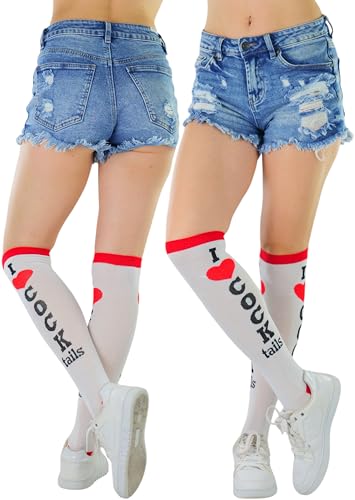 Image of ToBeInStyle Women's Acrylic Knee High Print Socks