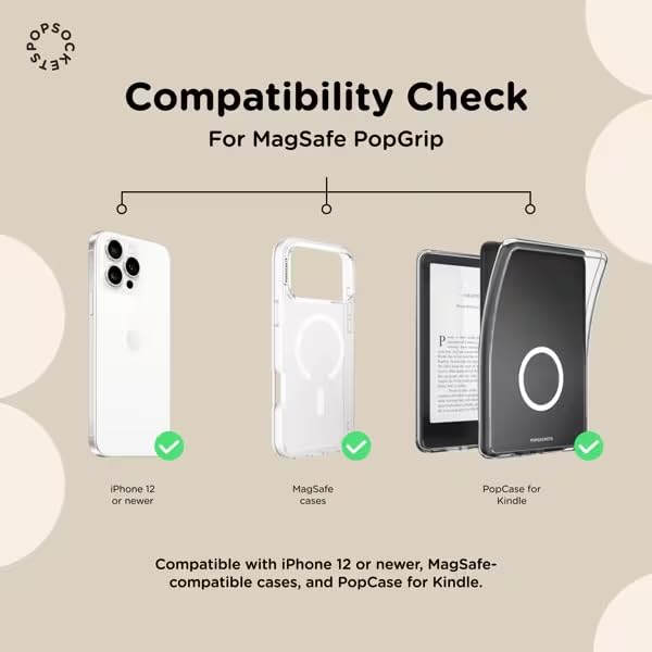 Image of PopSockets Phone Grip for MagSafe, Magnetic Holder- Star Pikachu