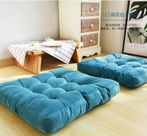 KFLUER zc ԂƂ 傫 55×55×10cm R[fCn n tANbV փNbV  `Eی^E~^ Vv 킢 ӂӂ ґz h Sn (Color : u[)