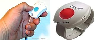 Medical Alert System - NO Monthly FEES - Includes Necklace Panic Button and Waterproof Wrist Wireless Help Buttons - Elderly Home Help Alarm Life Monitor
