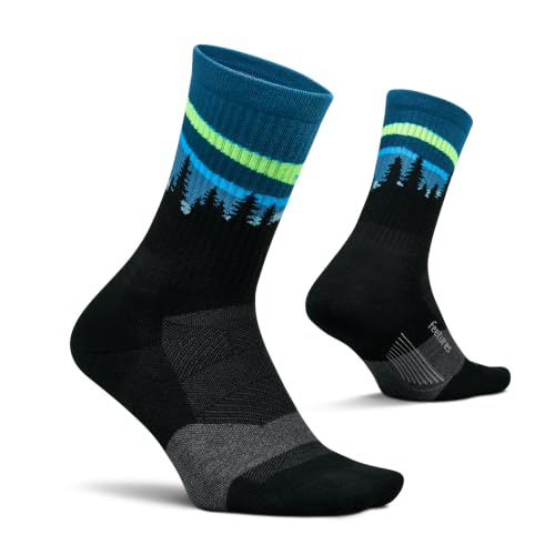 Image of Feetures Trail Max Cushion Mini Crew Sock - Hiking Socks for Men & Women