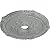 Ekena Millwork CM26AT Attica with Rose Ceiling Medallion, 26"OD x 3 3/4"ID x 1 1/2"P, Factory Primed
