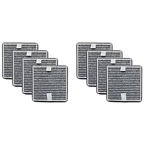 Nispira Carbon Filter Replacement for OdorGrab Portable Air Cleaner Odor Reducer, Compatible with Febreze FHT150W. Compared to part FRF105. 8 Packs