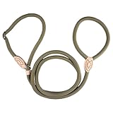Correa Adiestramiento Perro,180cm Correa Perro Falsa Libertad,Correas Entrenamiento Perros,No se Rompe Fácilmente,Correas de Adiestramiento para Perros,para Perro Medianos y Grandes (Caqui)