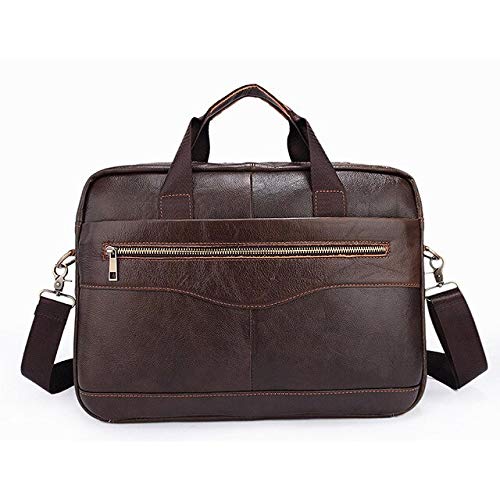 JPDP Factory Direct Leather Men's Bag Hombres Casual Business Briefcase Cross Hombres Bolso de Hombro Bolso- Cafetera