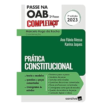 Capa do livro Passe na Oab 2ª Fase - Fgv - Prática Constitucional - 7ª edição 2023