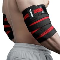 DMoose Fitness-Ellbogenschützer für Gewichtheben (Paar) 40\ Verstellbare Bandage zur Unterstützung der Gelenke, Schmerzlinderung – Ellbogenschützer für das Training im Fitnessstudio