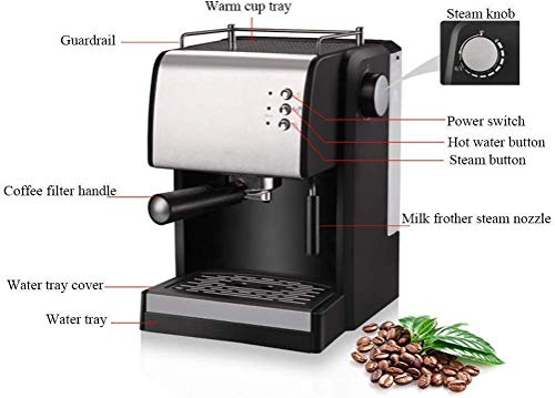 Cafetera italiana con bomba de 15 bar y 900W miniatura 5