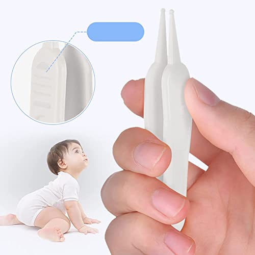 Image of GSHLLO 6 Pcs Baby Nasal Tweezers Nose Cleaning Tweezers Infant Booger Pickers Removers Ear Cleaning Clips Care Tools for Baby