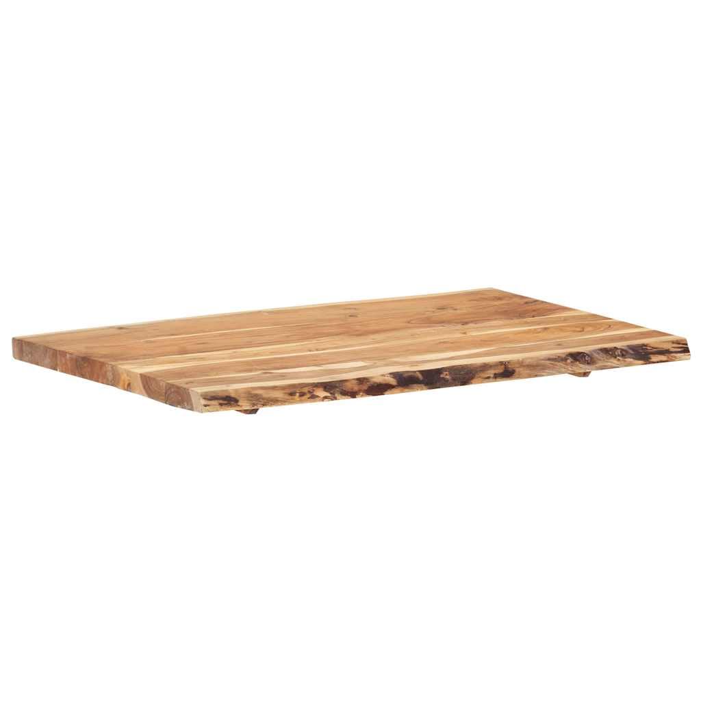 Générique Dessus de Table Bois d'acacia Massif 100x(50-60) x3,8 cm,286332