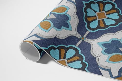 Tapis extérieur imperméable en PVC résistant à la décoloration pour balcon
