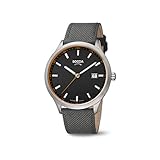 boccia herrenuhr automatik Gehäusedurchmesser: 41mm Boccia Herren Analog Quarz Uhr mit Leder Armband 3614-01