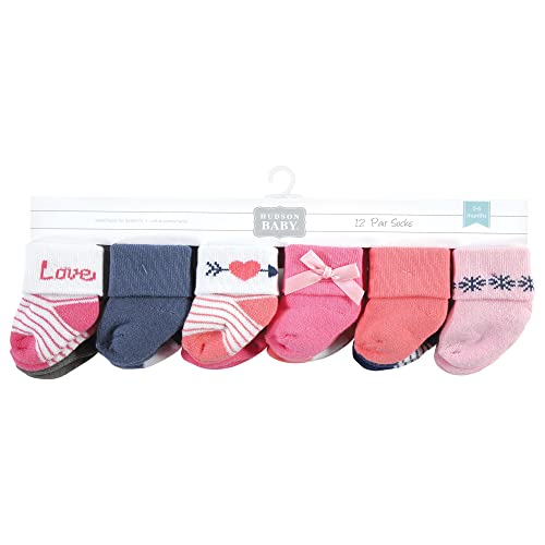 Image of Hudson Baby Girls' Basic Socks,