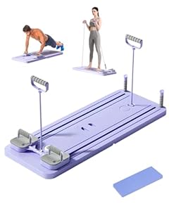 Rantizon Ab Roller Board - Pilates Board Full-Body Workout Trainer with Automatic Rebound Ideal for Core Strength and Abdominal Training Durable Pilates Board for Men and Women